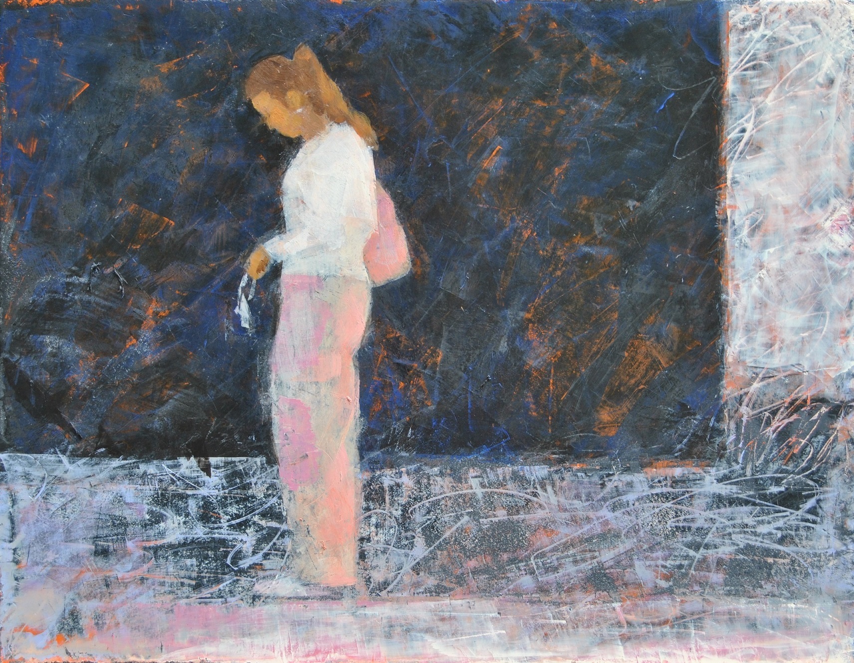 A man standing
